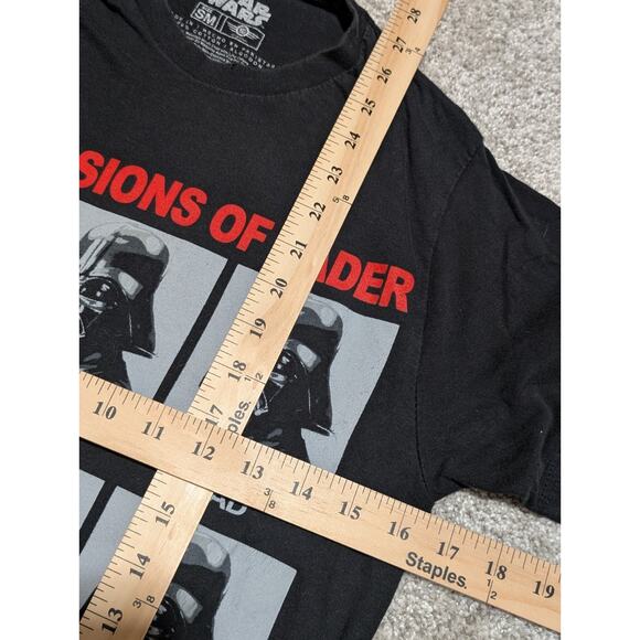 Vintage Star Wars Darth Vader T-Shirt SM Expressions Of Vader Blue Tag Black - Picture 5 of 5